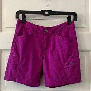 Marmot Girl’s Plaid Shorts - L
